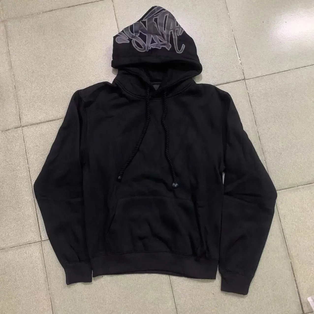black hoodie