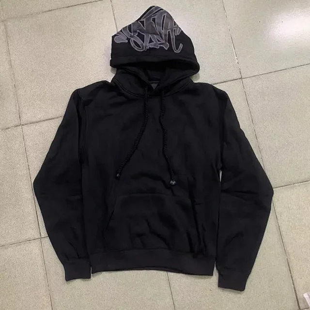 Unbranded Hoodies & Sweatshirts Graffiti-print pullover hoodie with kangaroo pocket product detail image 12