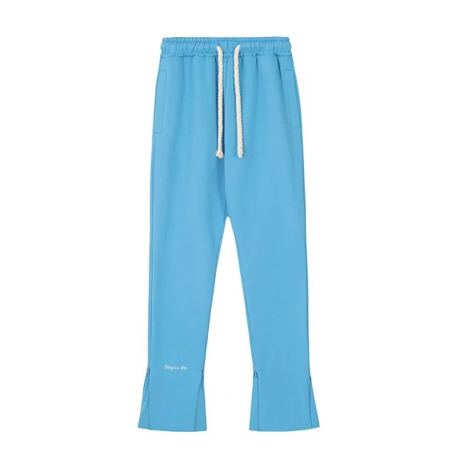 SYNA.TRIBE Graffiti Logo Hoodie and Sweatpants Set Gray Pink - 26