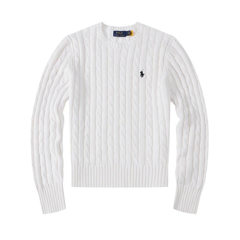 Women's round neck white