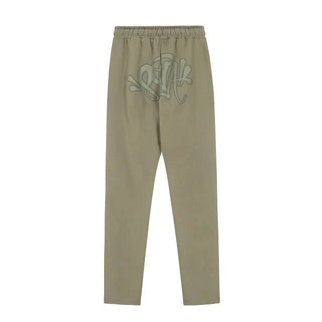 SYNA.TRIBE Graffiti Logo Hoodie and Sweatpants Set Gray Pink - 21