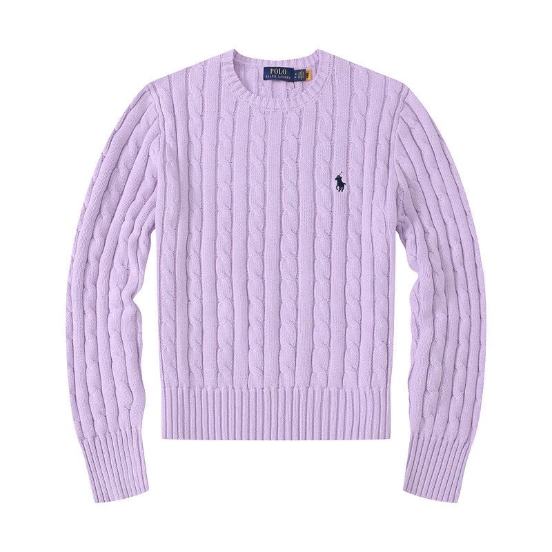 Women's round neck purple