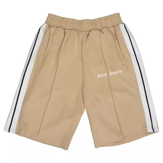 Angels Yellow Track Shorts with Side Stripes - 12