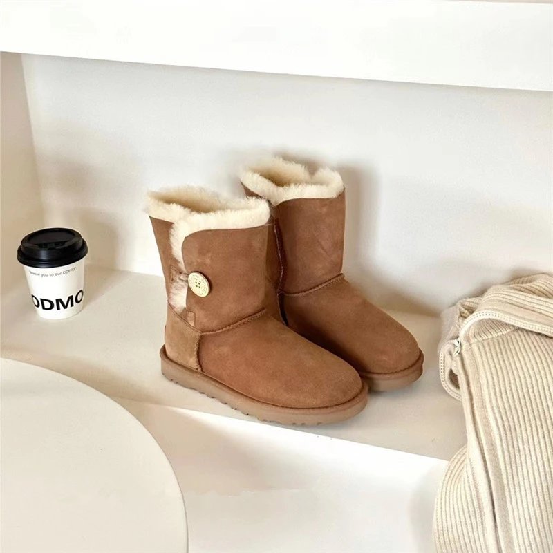 UGG Classic Mini Platform Black Snow Boots - 14