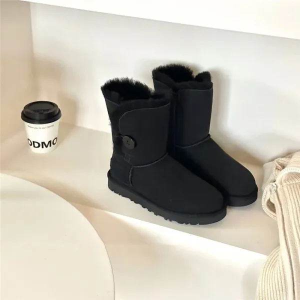 UGG Classic Mini Platform Black Snow Boots - 17