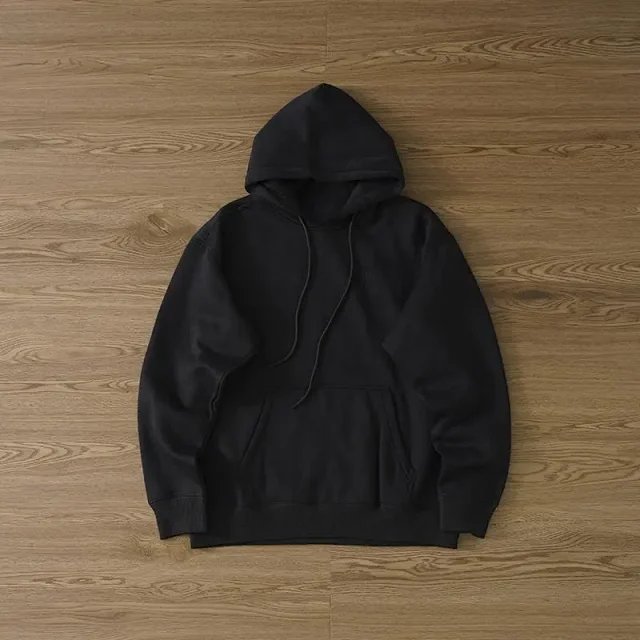 Other Hoodie Square Label Black