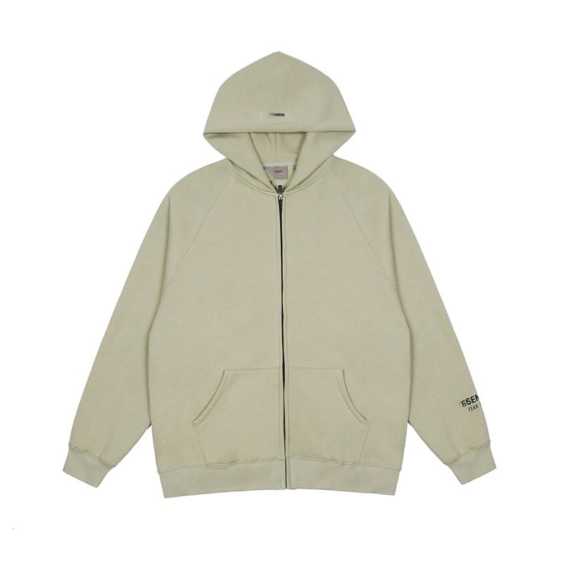 Essentials Oversized Hoodie Olive Gray - 8