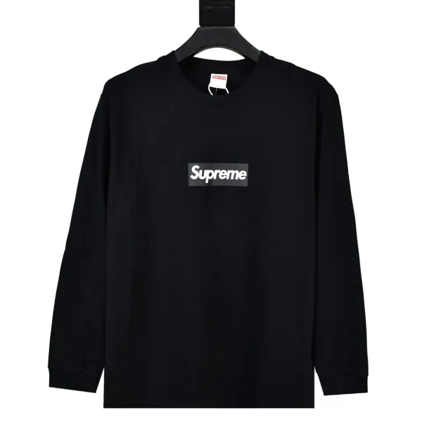 Supreme Box Logo Long Sleeve T-Shirt Black - 1