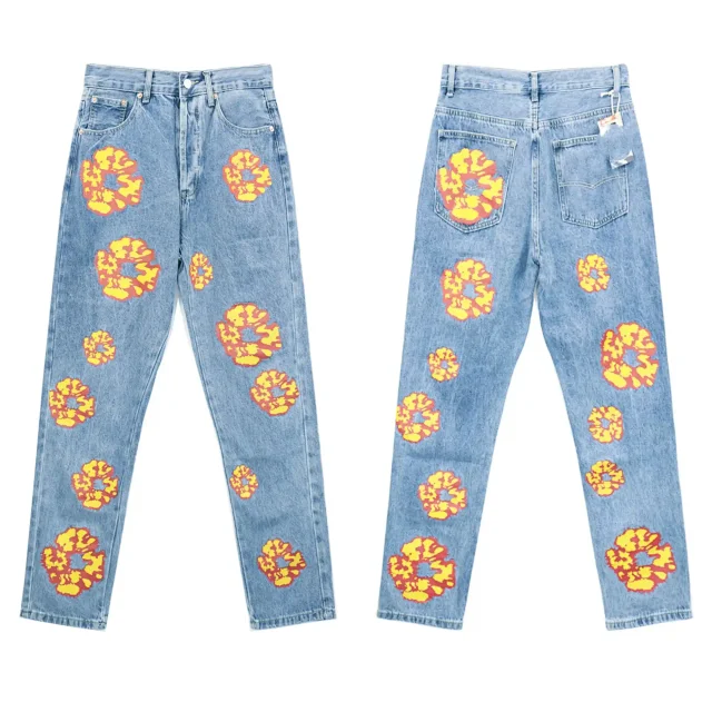 Denim Tears Trousers Drawstring jogger with graphic print product detail image 11