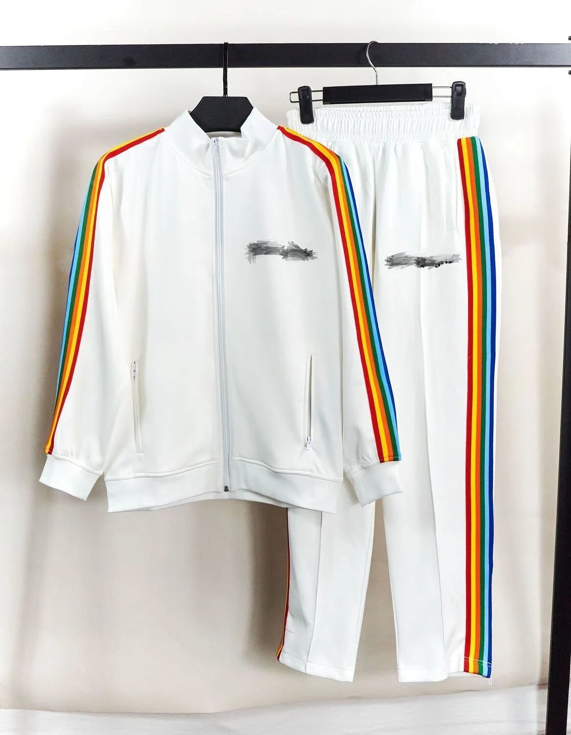 Design Track Suit Black with Neon Yellow Stripes Tracksuit product detail 14 in Litbuy spreadsheet finds