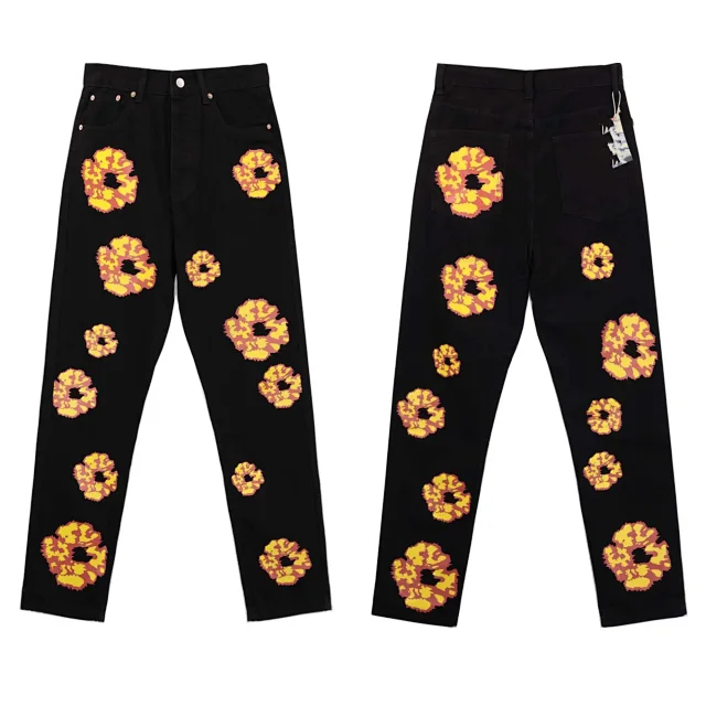 Denim Tears Trousers Drawstring jogger with graphic print product detail image 12