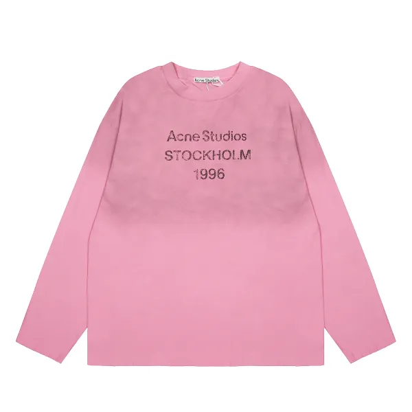 Acne Studios Stockholm 1996 Pink Long-Sleeve T-Shirt - 1