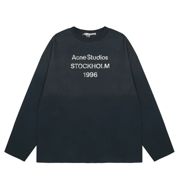 Acne Studios Stockholm 1996 Long-Sleeve T-Shirt Navy - 1