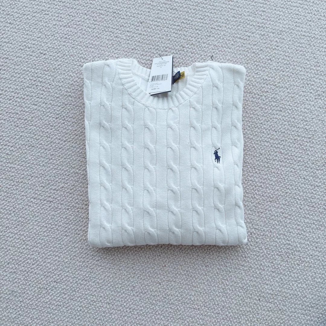 R l embroidered sweater
