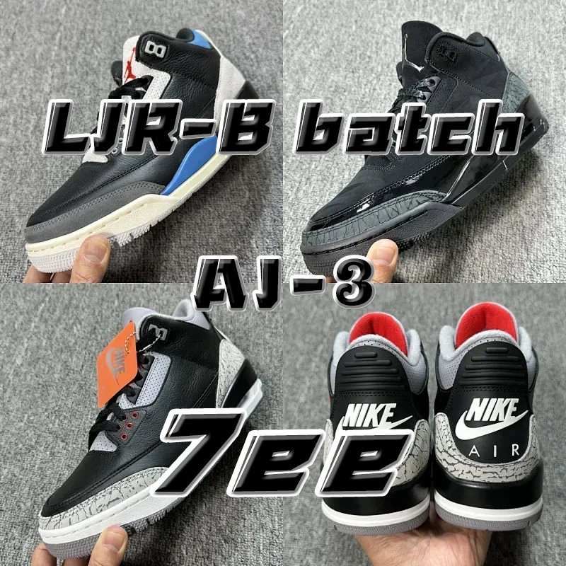 【LJR-B batch micro-defective shoes,non-exchangeable and non-returnable】NK AJ*3