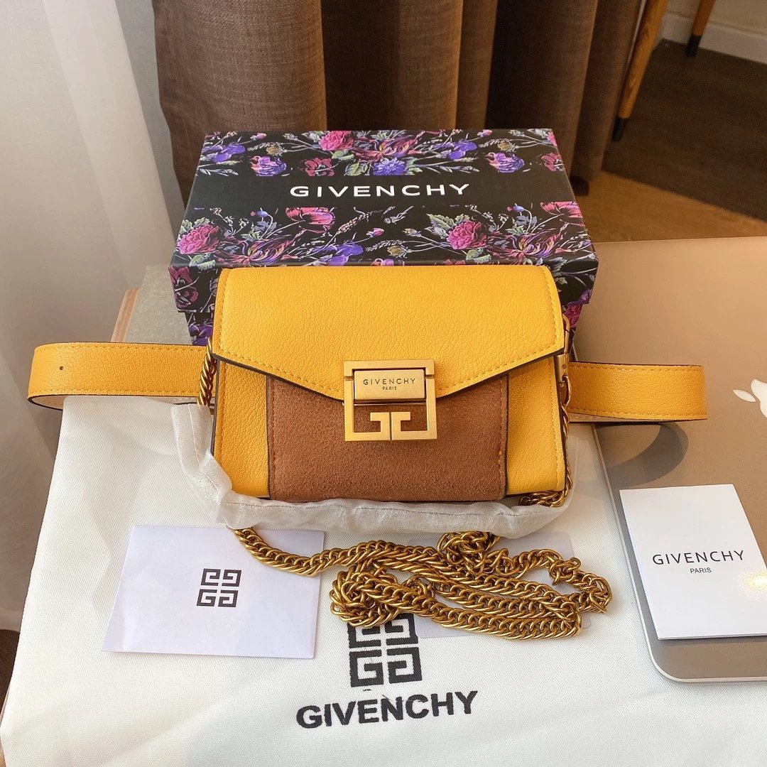 Givenchy Antigona Mini Wallet Black with Green 4G Clasp Short Wallet - 8