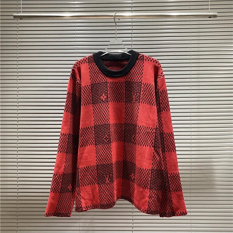 Louis Vuitton Knitwear Crewneck knit sweater with LV patch — 13