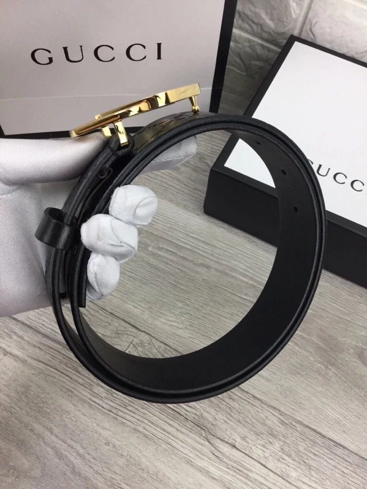 Gucci GG Marmont Leather Belt Tan Gold - 11