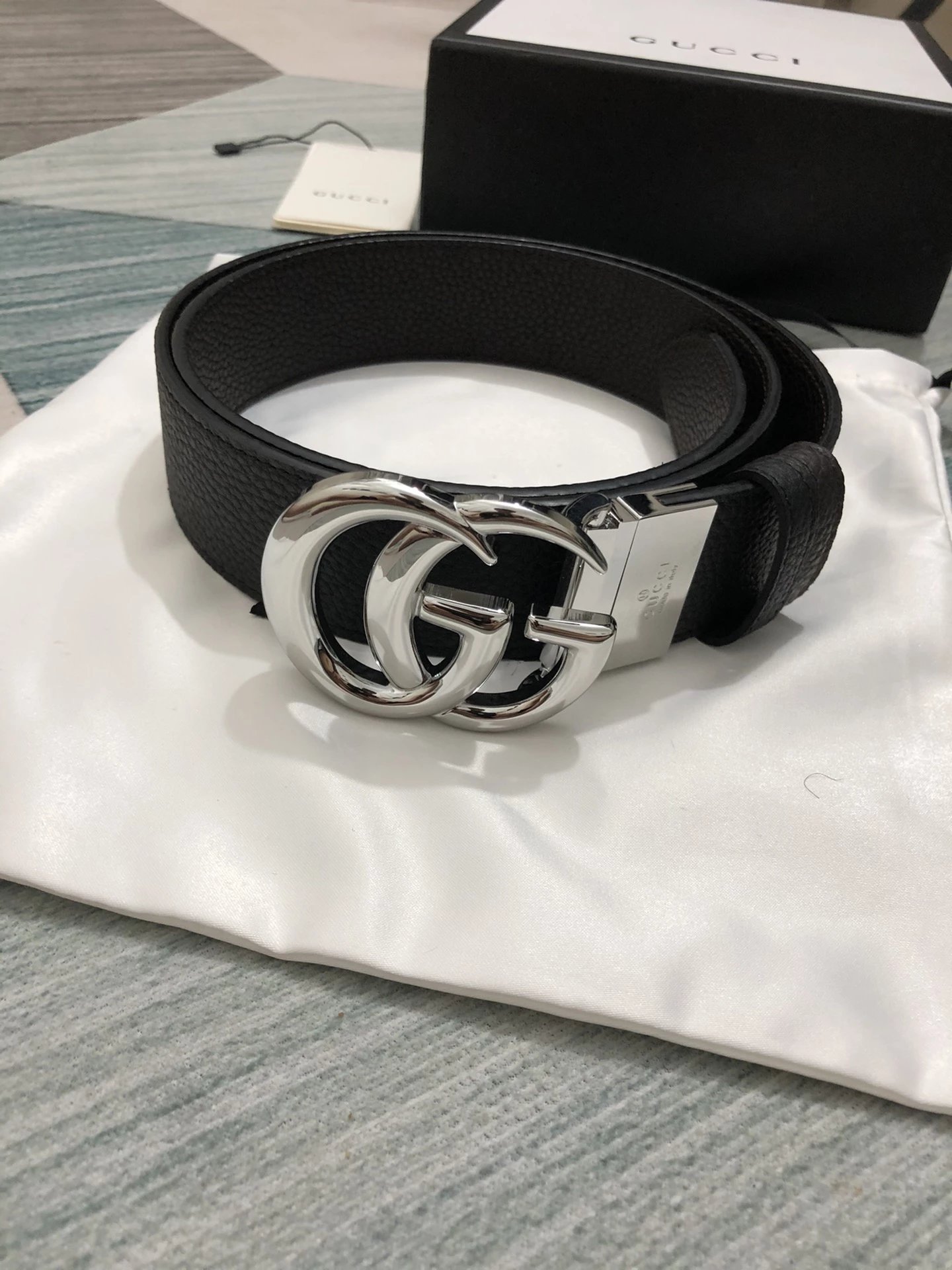 Gucci GG Marmont Leather Belt Black - 13