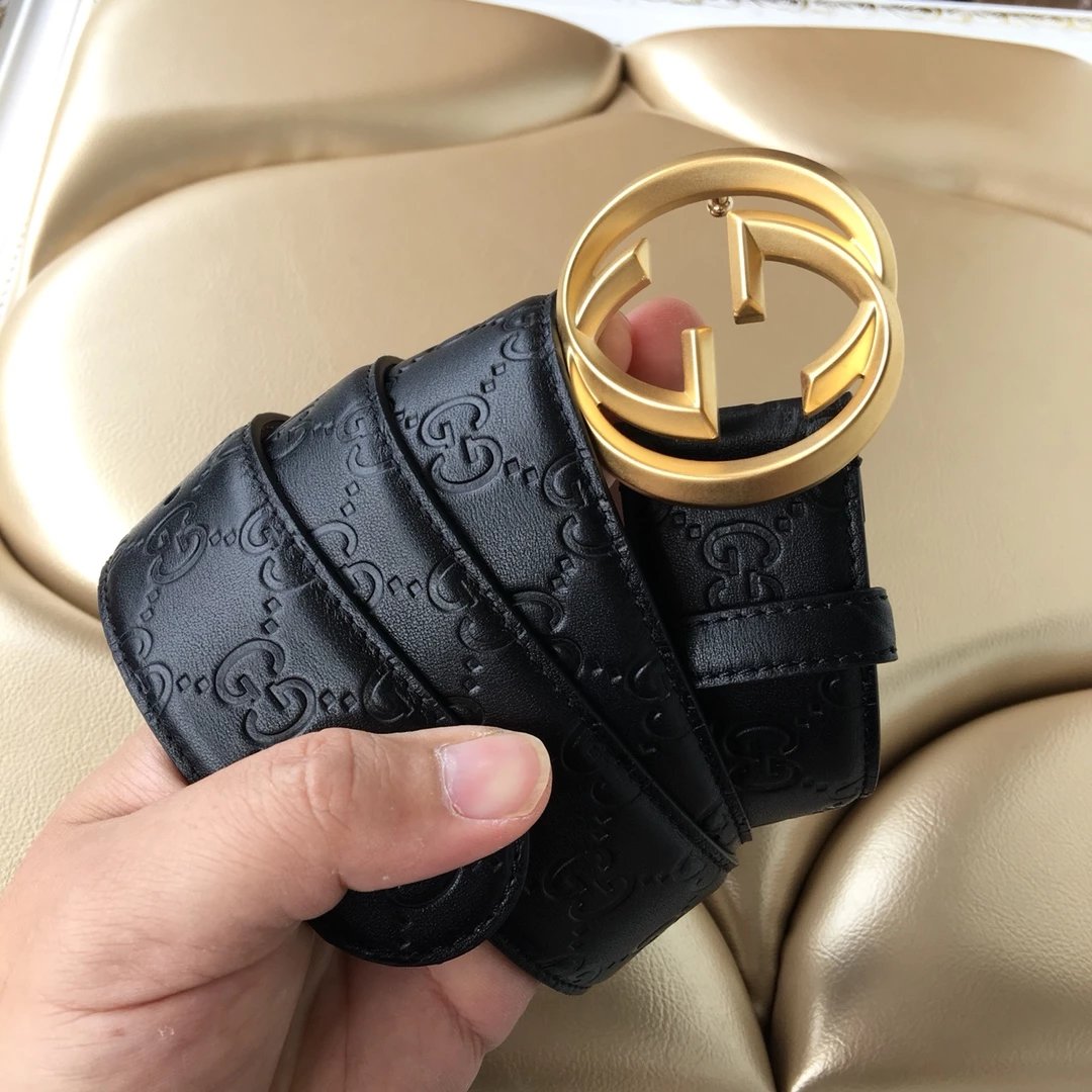 Gucci GG Marmont Leather Belt Black - 14