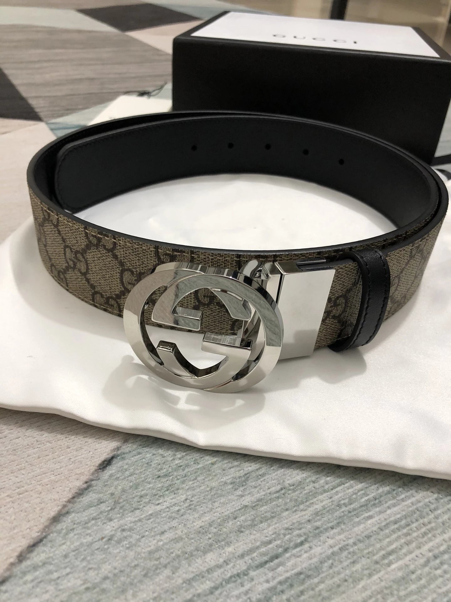 Gucci GG Marmont Leather Belt Black - 5