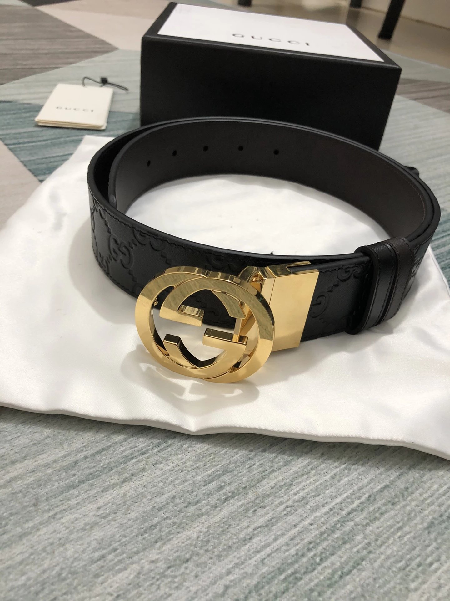 Gucci GG Marmont Leather Belt Black - 8