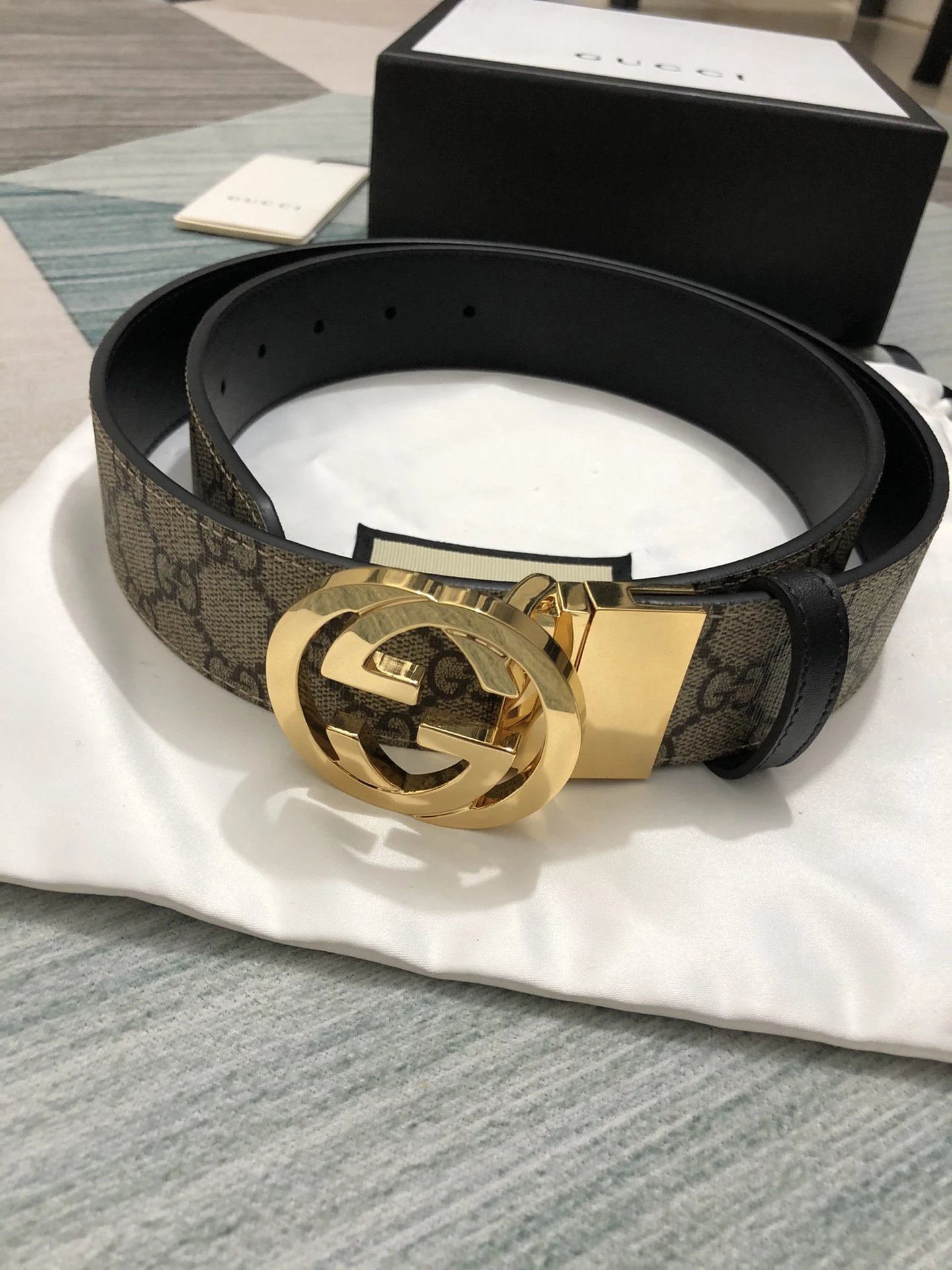 Gucci GG Marmont Leather Belt Black - 6
