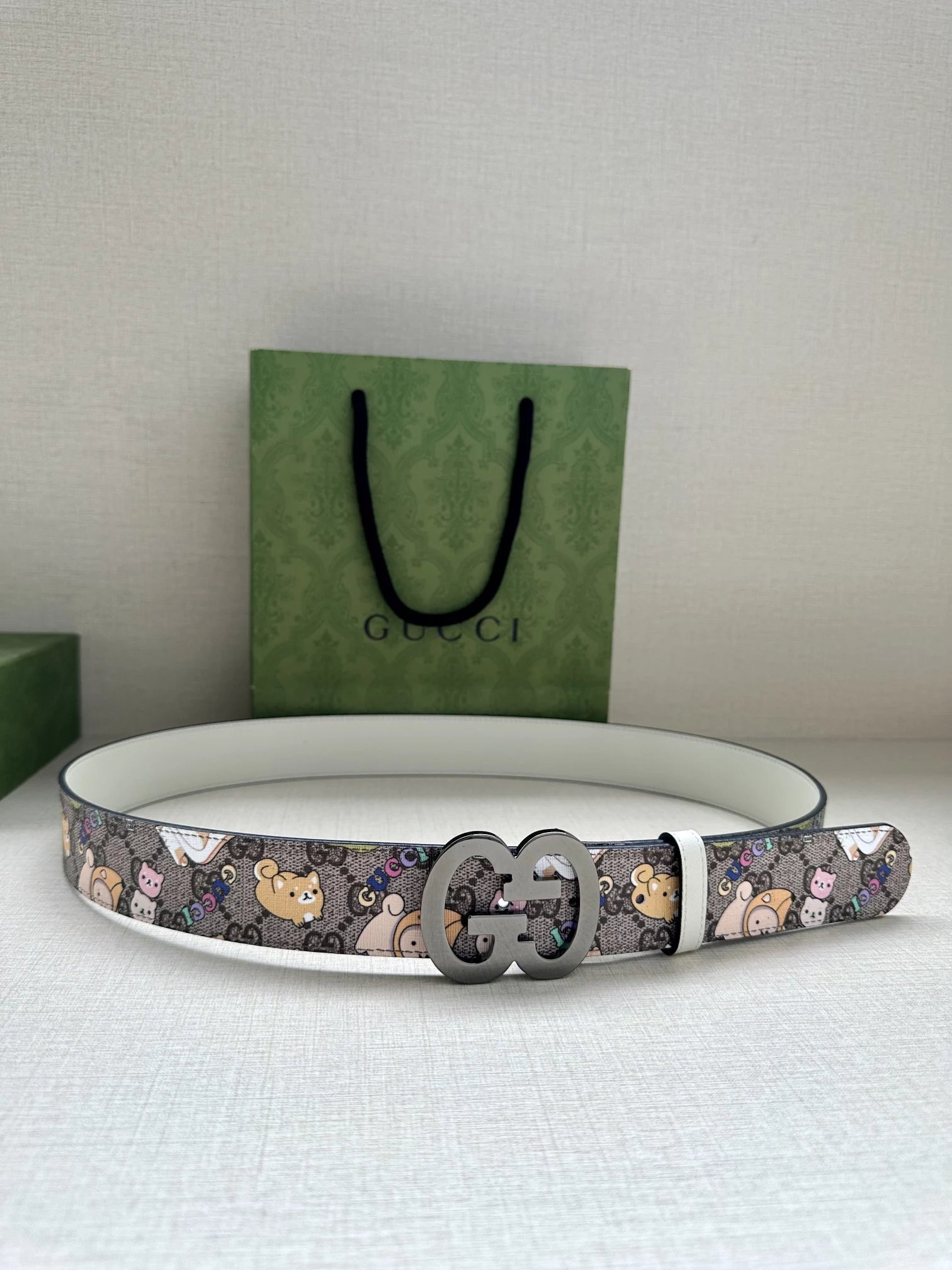 Gucci GG Marmont Leather Belt Black - 15