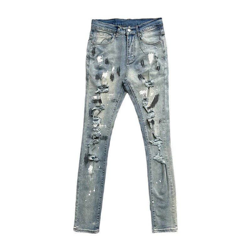 Unbranded Jeans Assorted distressed and patchwork designs — 17