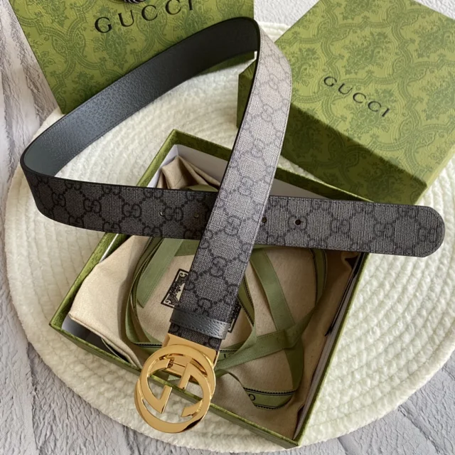 Gucci Belts Interlocking G Buckle GG Monogram Belt product detail image 1