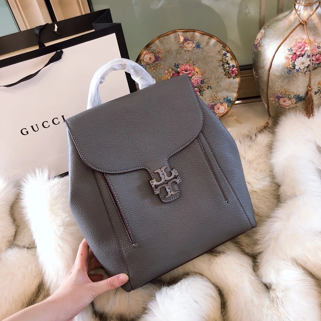 Tory Burch Miller Mini Backpack Teal Leather - 5