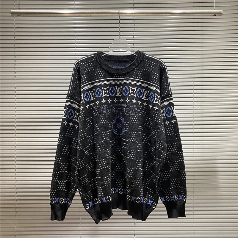 Louis Vuitton Knitwear Crewneck knit sweater with LV patch — 30