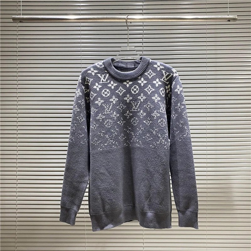 Louis Vuitton Knitwear Crewneck knit sweater with LV patch — 22