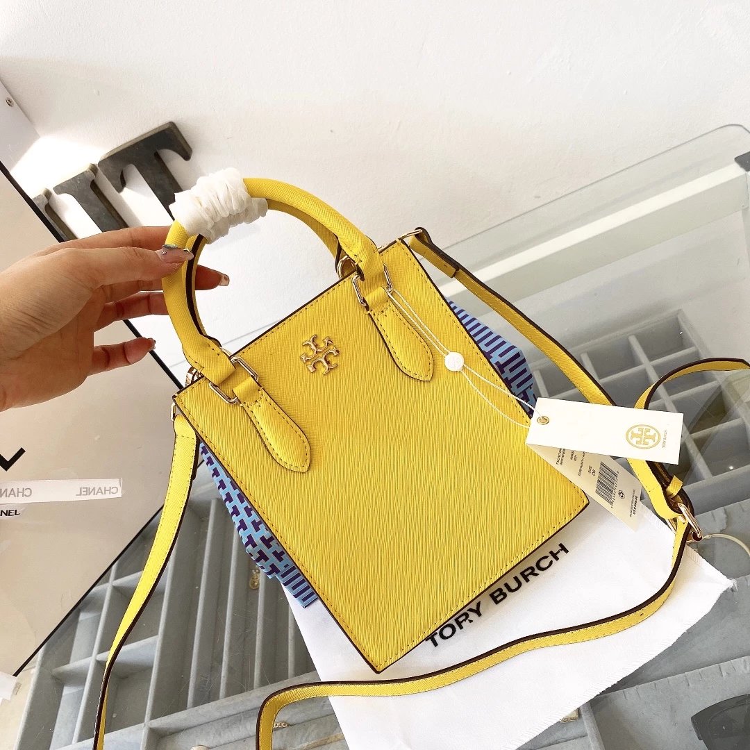 Tory Burch Miller Mini Tote White Leather Handbag - 6