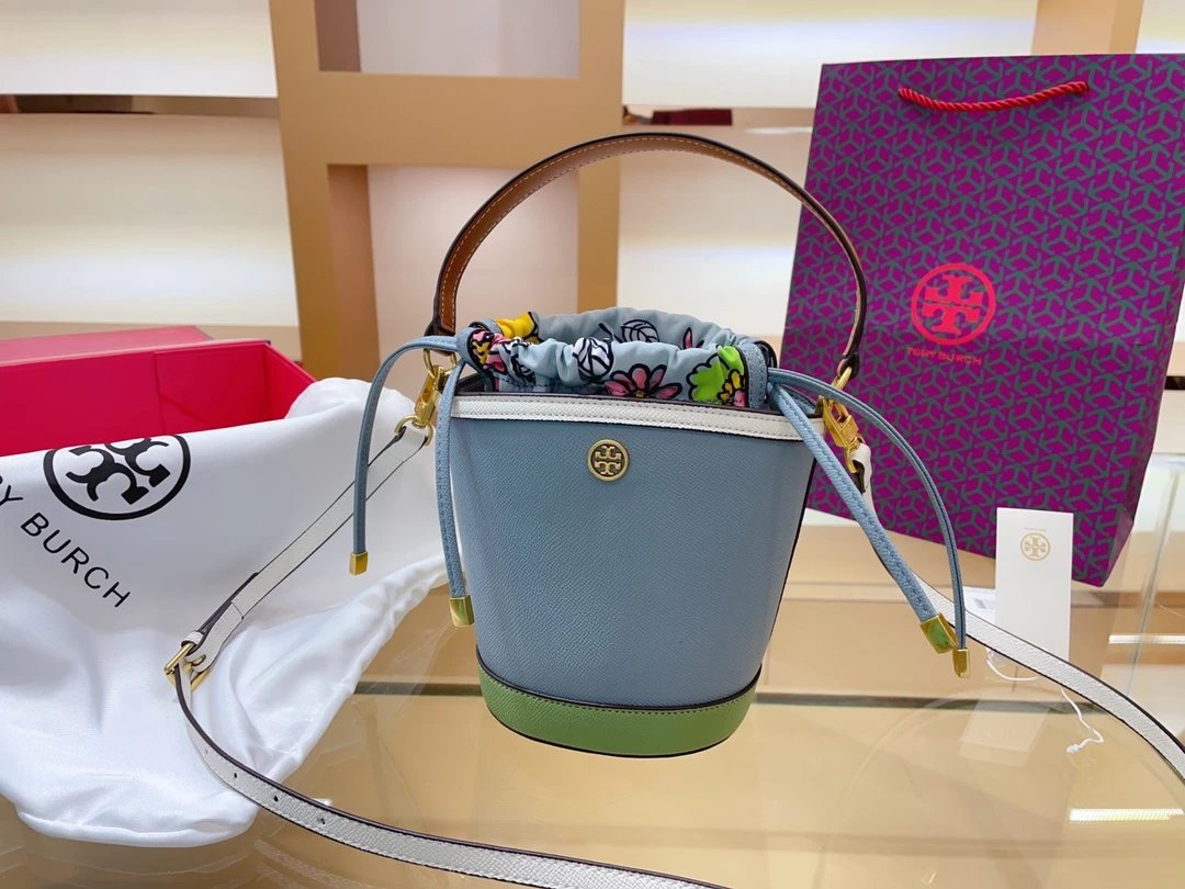 Tory Burch Miller Mini Tote Black Leather Handbag - 6