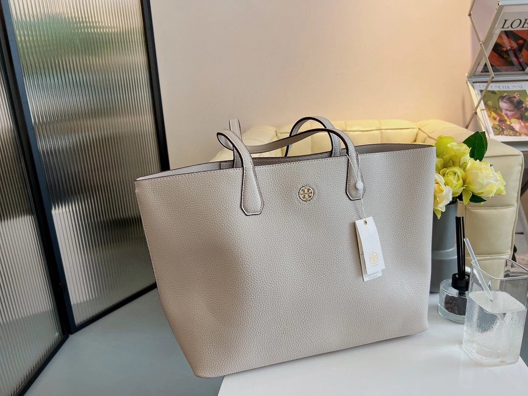 Tory Burch Miller Mini Tote Beige Multicolor Handbag - 6