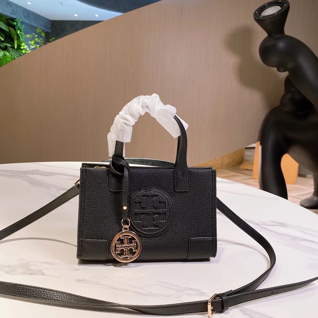 Tory Burch Miller Mini Tote White Leather Handbag - 10