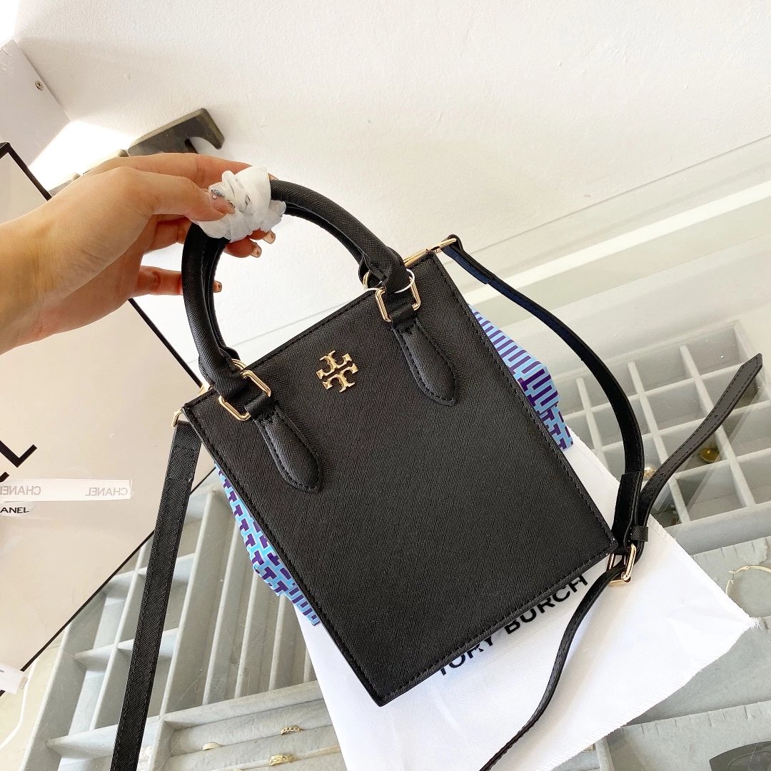 Tory Burch Miller Mini Tote White Leather Handbag - 7