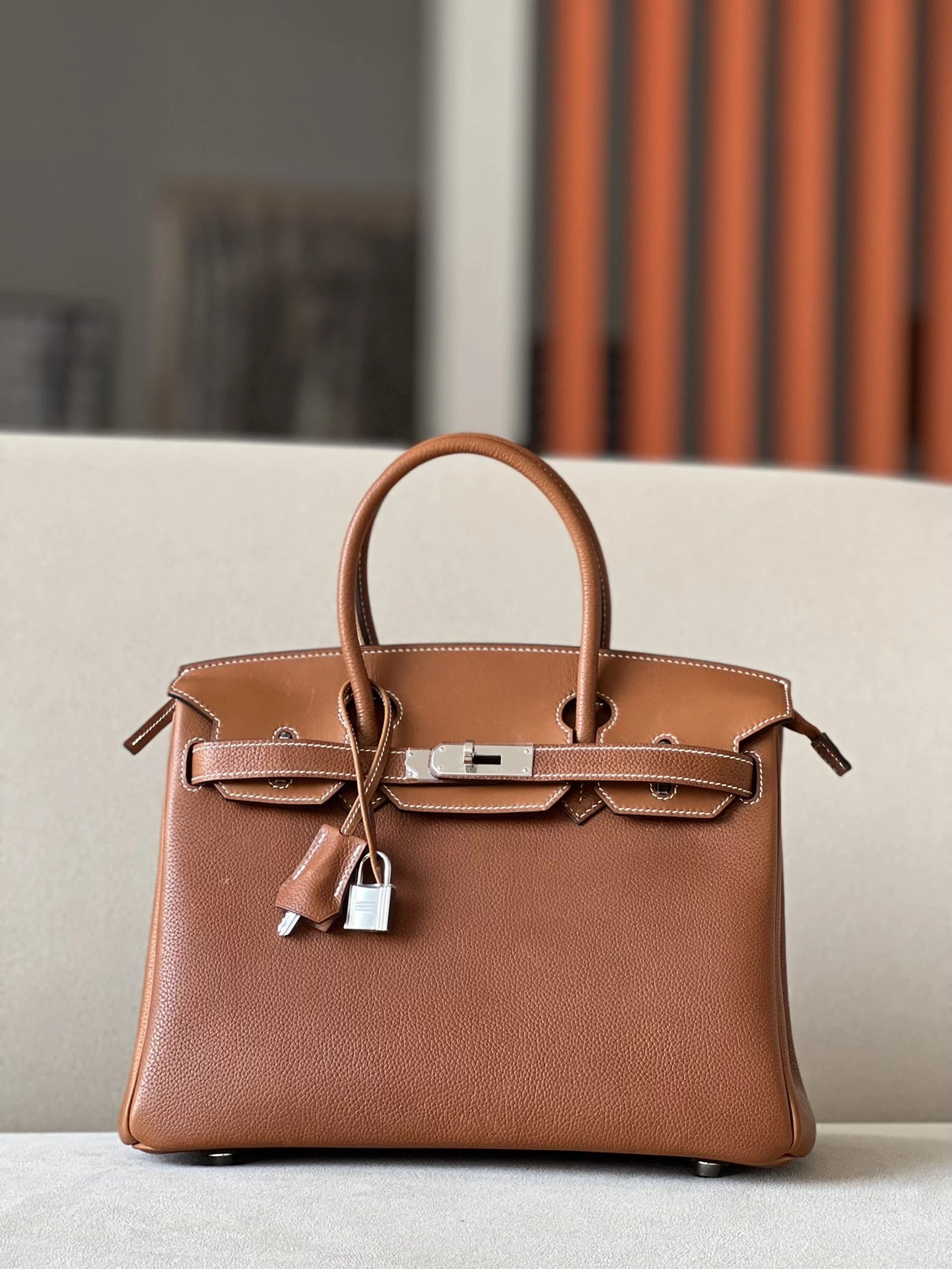 Hermès Picotin Lock 18 Navy Blue Togo Leather Bucket Bag Handbags - 15