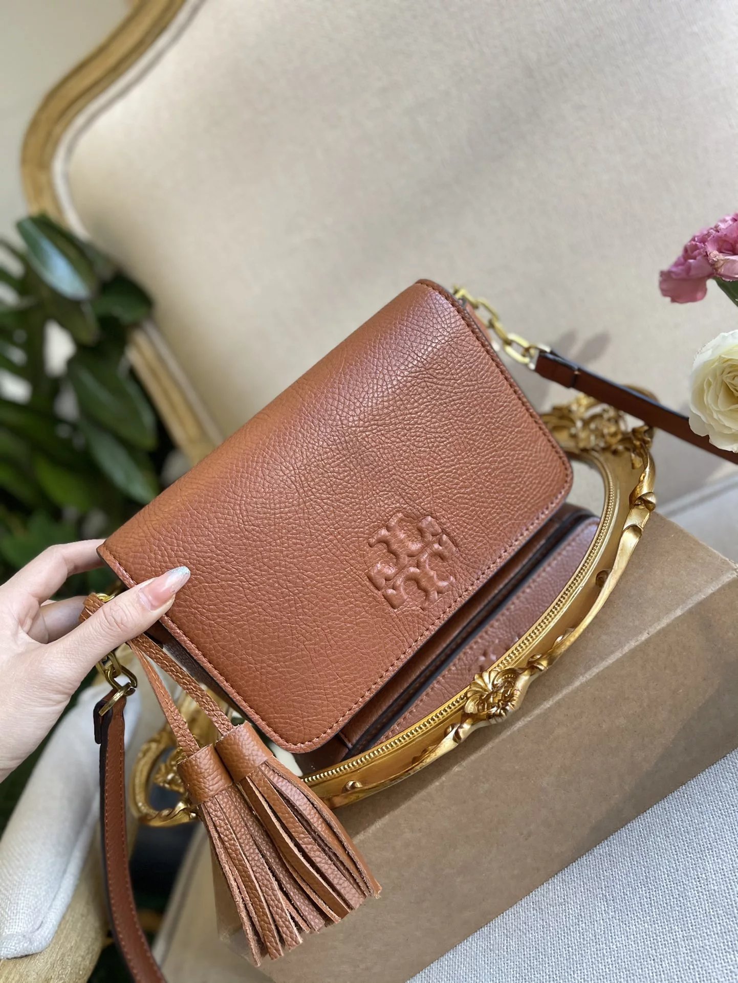 Tory Burch Miller Chain Shoulder Bag Black - 11