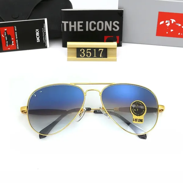 Ray-Ban Round Metal Silver Mirror Sunglasses - 27
