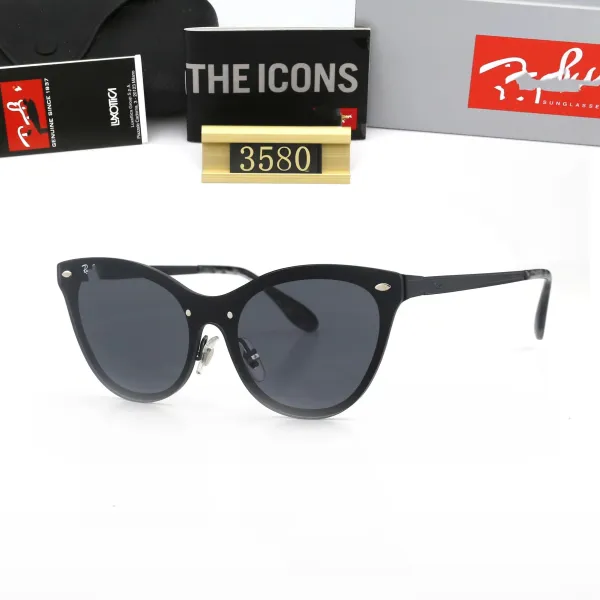 Ray-Ban Round Metal Silver Mirror Sunglasses - 10
