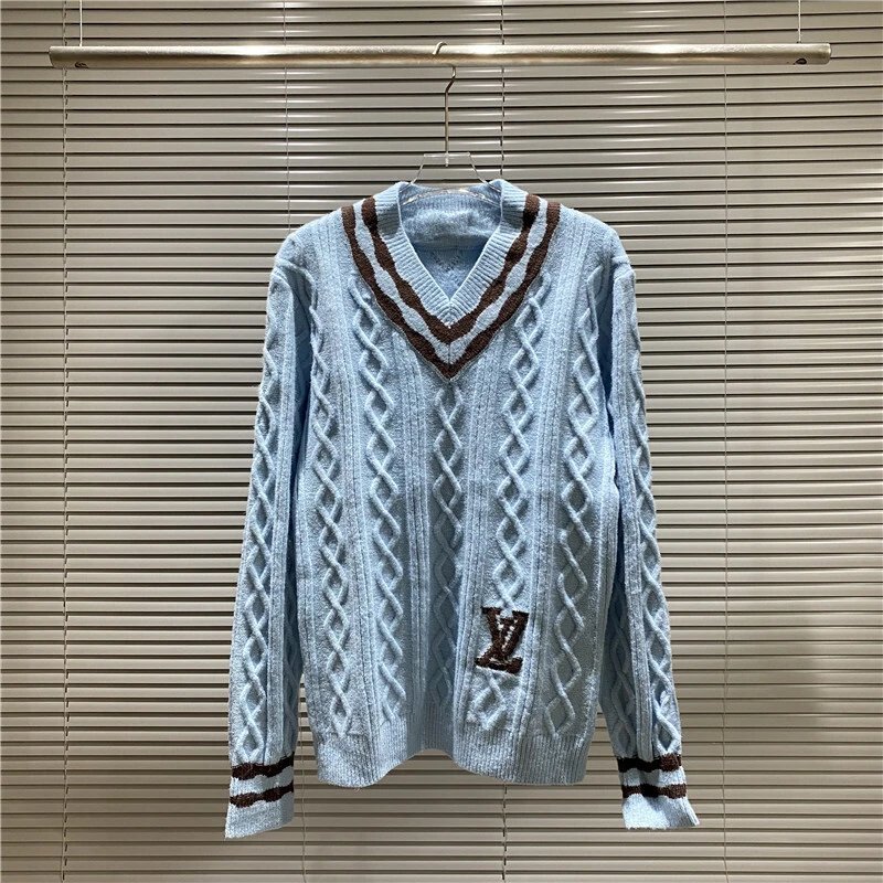 Louis Vuitton Knitwear Crewneck knit sweater with LV patch — 16