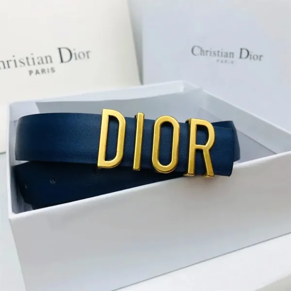 Dior Oblique Canvas Belt Black and Beige - 31