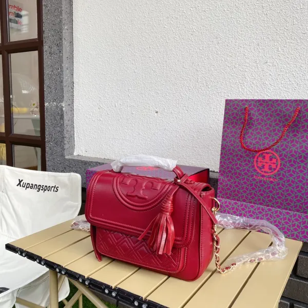 Tory Burch Miller Mini Crossbody Bag Pink Handbag - 11