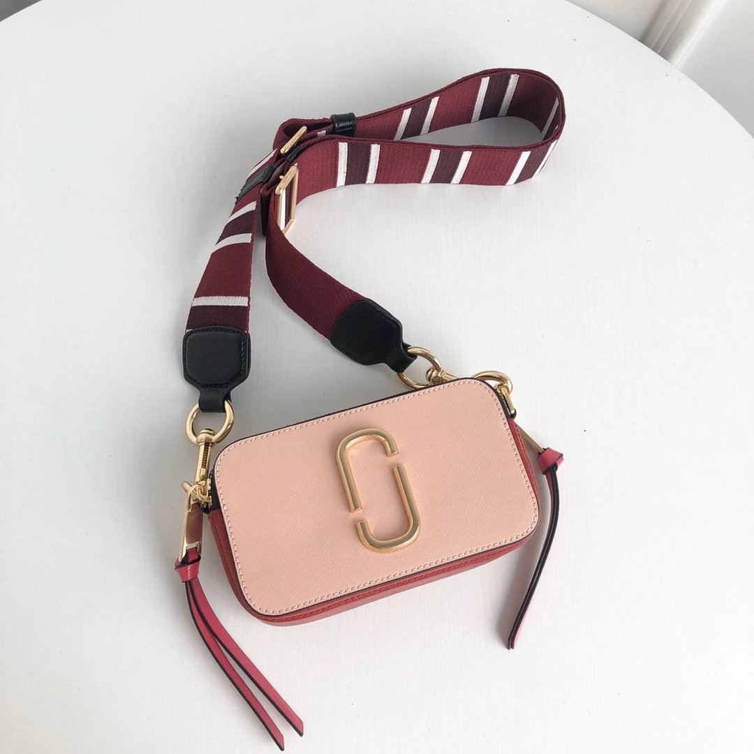 Design Marc Jacobs Snapshot Small Camera Bag Ivory with Geometric Strap Crossbody Bag Crossbody Bags - 3