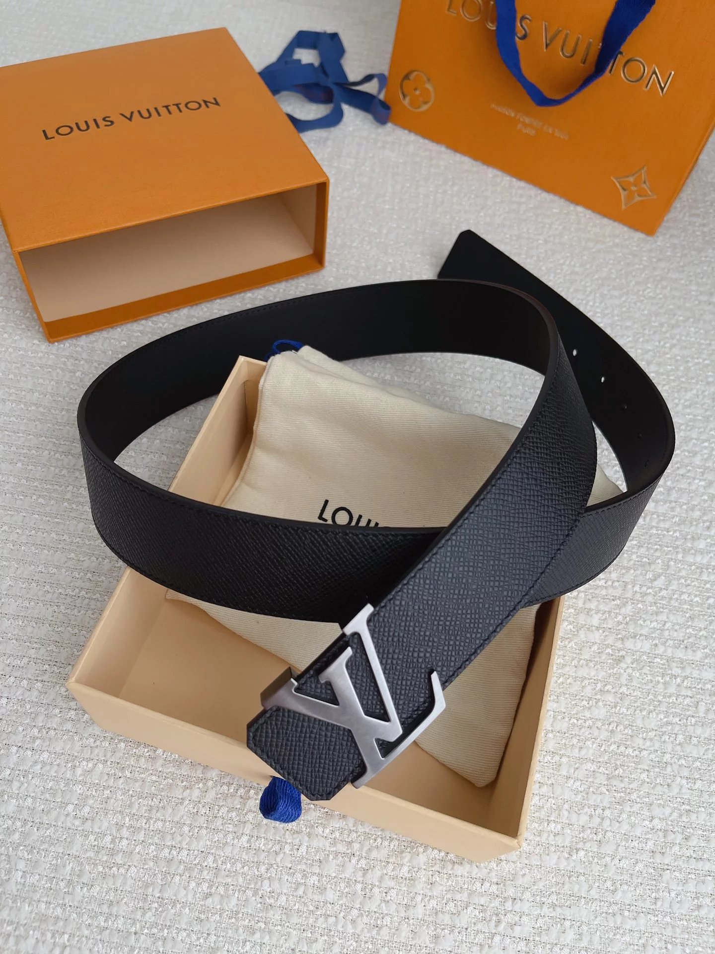 Louis Vuitton LV Initiales Belt Brown Monogram Leather Belt - 8