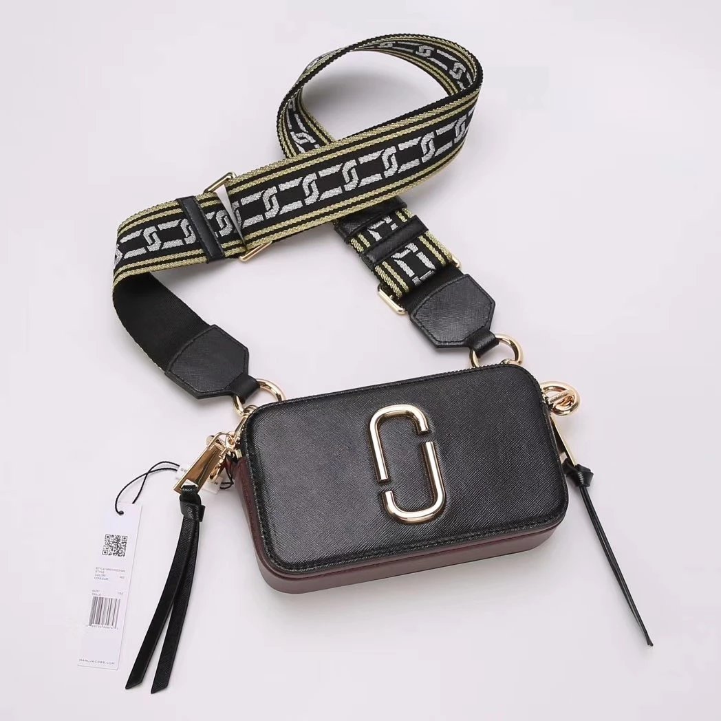 Design Marc Jacobs Snapshot Small Camera Bag Ivory with Geometric Strap Crossbody Bag Crossbody Bags - 11