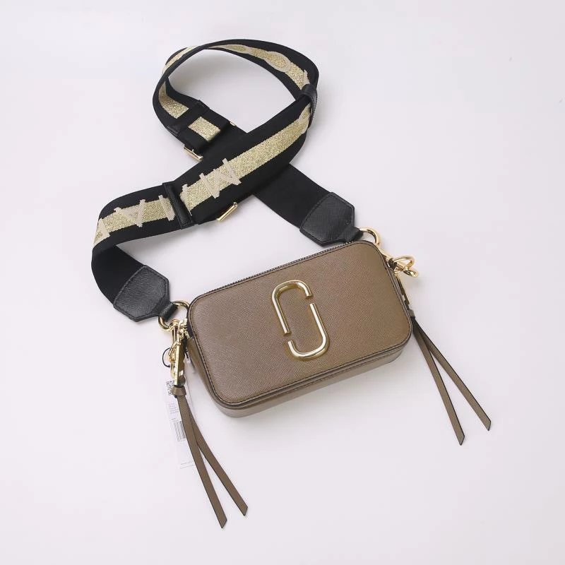 Design Marc Jacobs Snapshot Small Camera Bag Ivory with Geometric Strap Crossbody Bag Crossbody Bags - 7