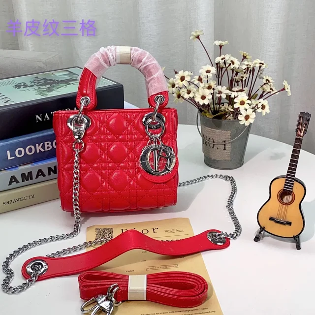 Dior Handbags Quilted Cannage Top Handle Handbag product detail image 1